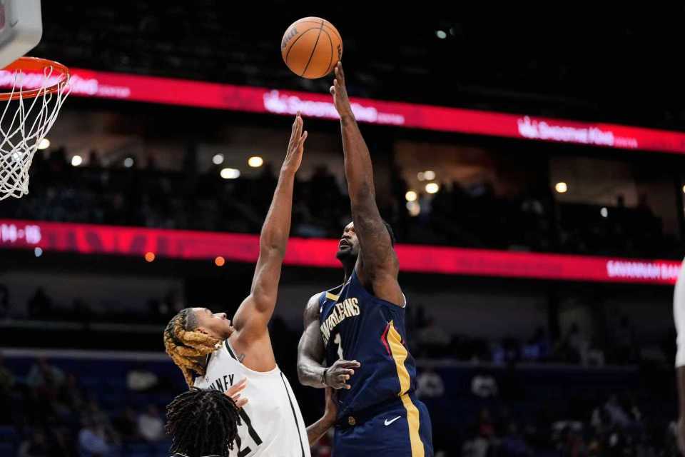 百家乐官网-墨菲34+9鹈鹕逆转送篮网5连败 锡安25+6波特20+7丢绝平球